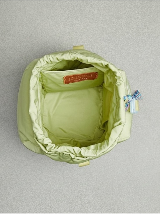 Coachtopia mini loop Backpack in lime green and Dust bag main image 10